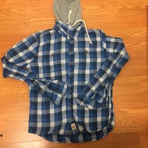 Men’s hollister shirt hoodie size S small blue